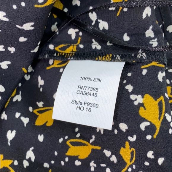 floral Madewell top size Large color black - Picture 4 of 6